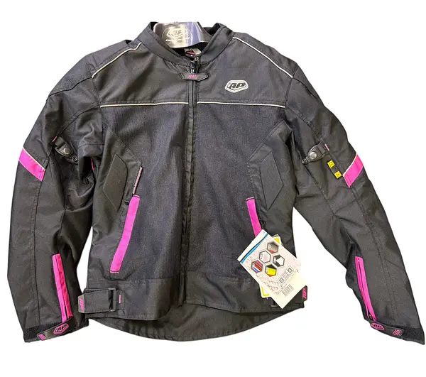 Chaqueta Proteccion Neg/ Fucsia Talla M