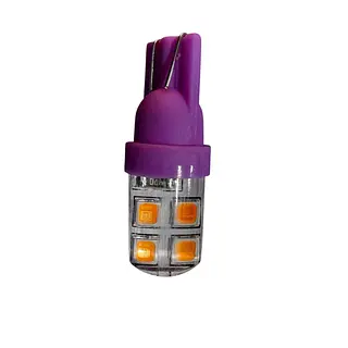 Cocuyo Siliconado 8 Led Fijo Fucsia